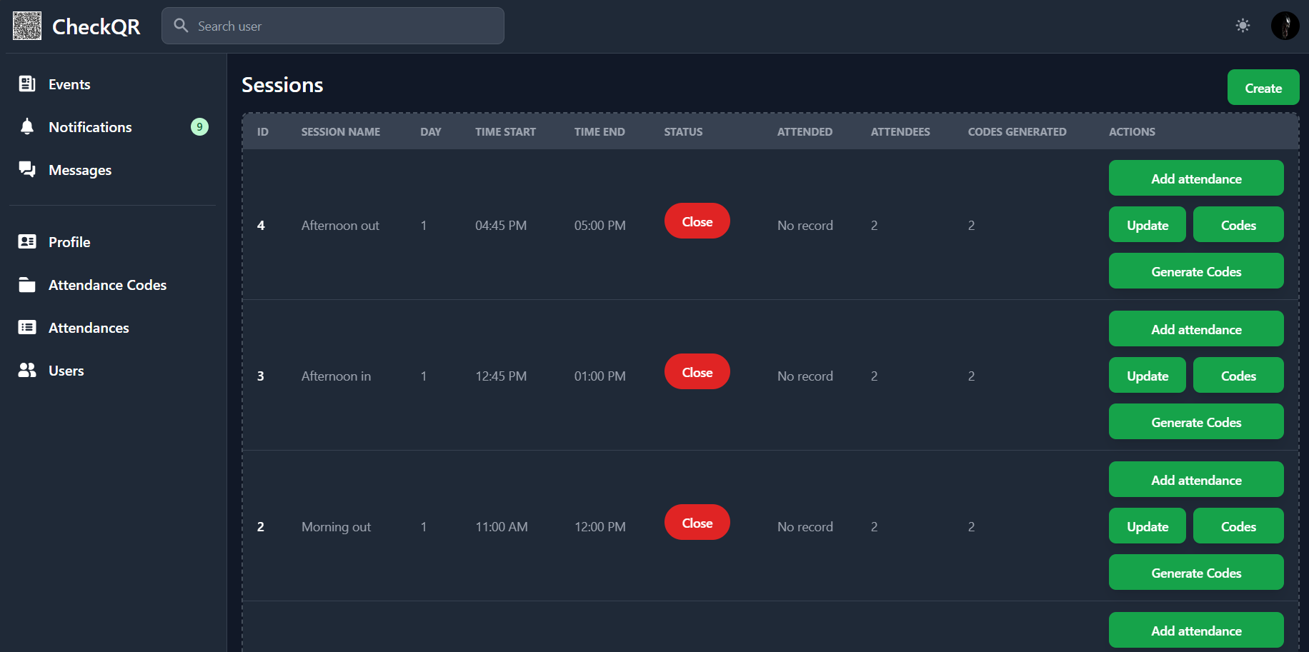 CheckQr - Attendance Checker Web Application-image